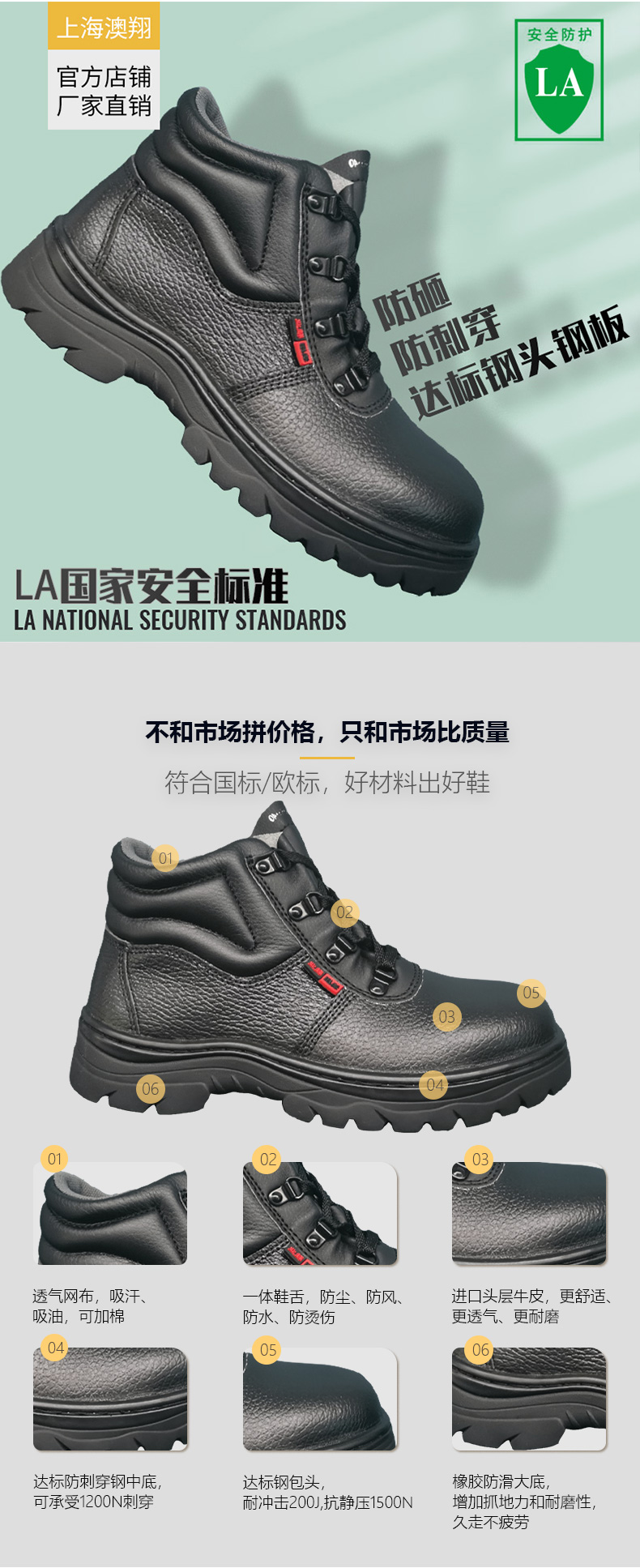 北方冬季勞保鞋